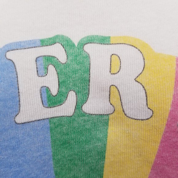 Wildfox sweatshirt Small Over It rainbow diamond graphic slogan pullover lounge - Picture 7 of 15